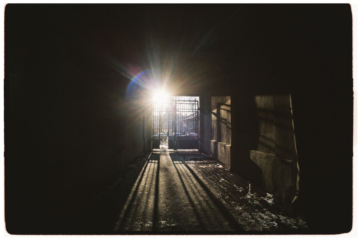 Light bursting through at the end of a dark tunnel — a symbol of access being restored