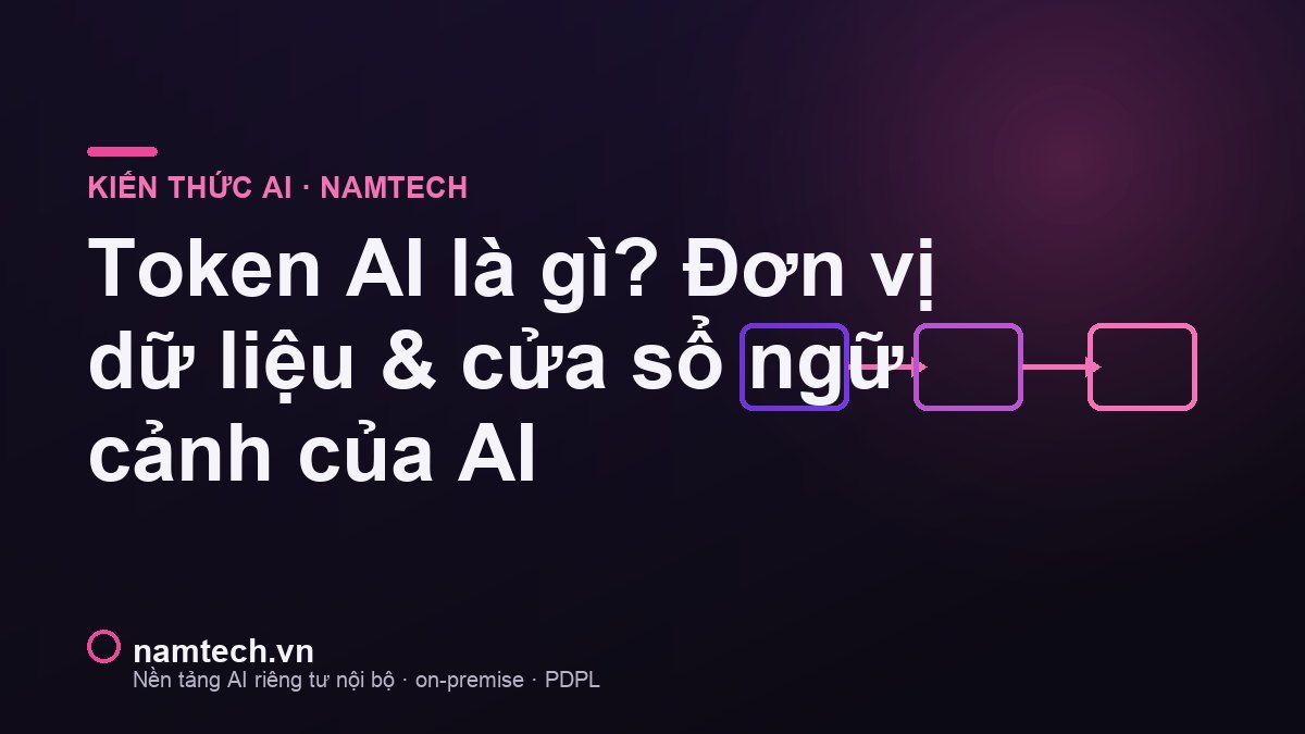 Token AI là gì — văn bản được tách thành các mảnh token đưa vào mô hình