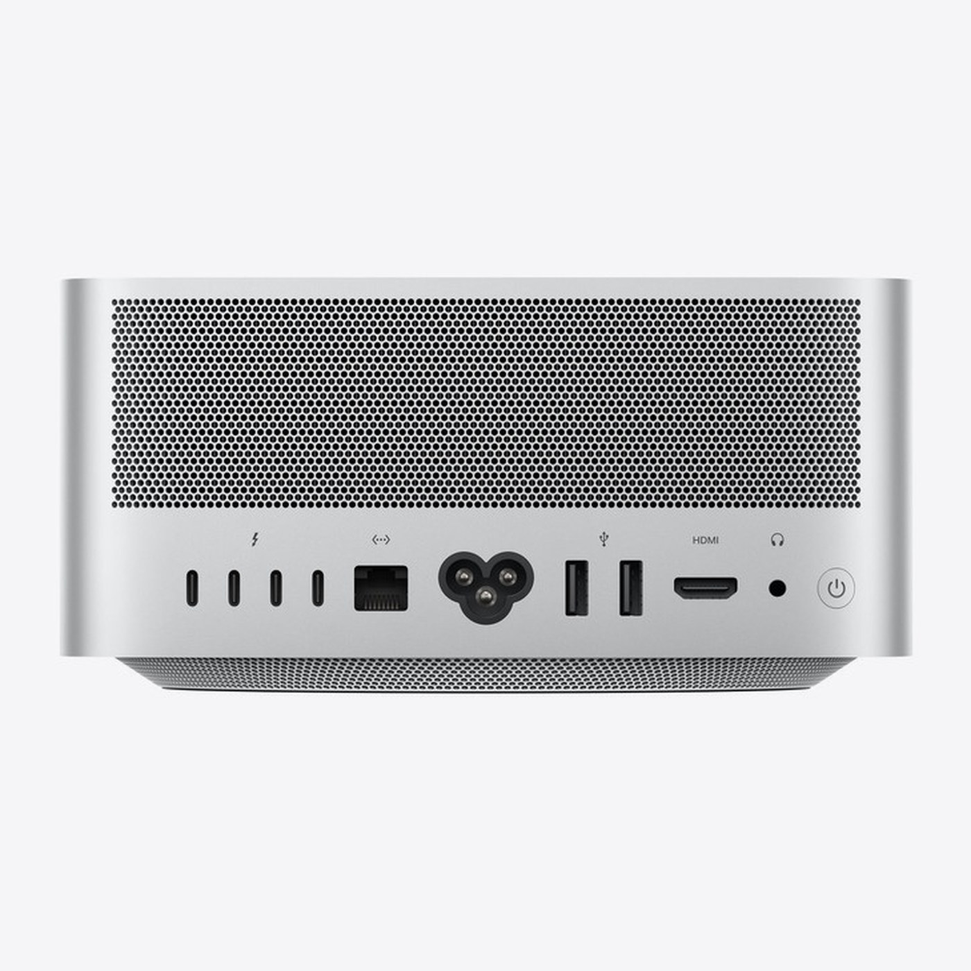 Mac Studio — mặt sau, cổng Thunderbolt 5, HDMI, Ethernet 10Gb